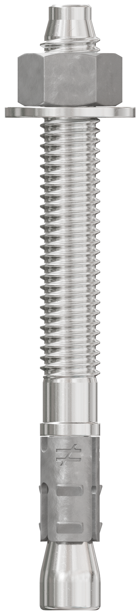 Simpson Strong-Tie STB2-37334S4F50 Strong-Bolt® 2 — 3/8 in. x 3-3/4 in. Type 304 Stainless-Steel Wedge Anchor, Fully Assembled (50-Qty)