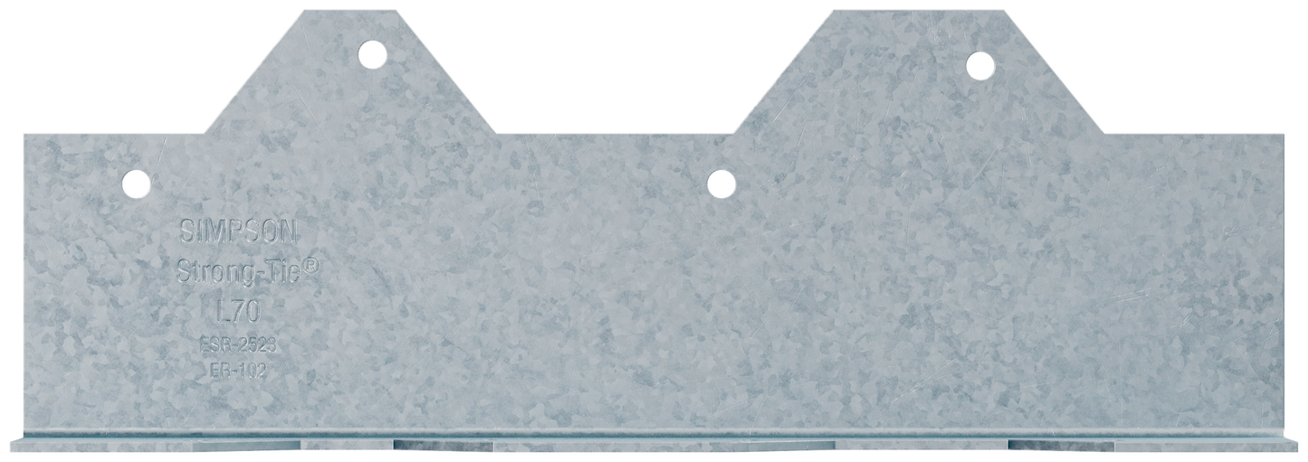 Simpson Strong-Tie L70 7 in. 16-Gauge Galvanized Reinforcing L Angle (Pack of 50)