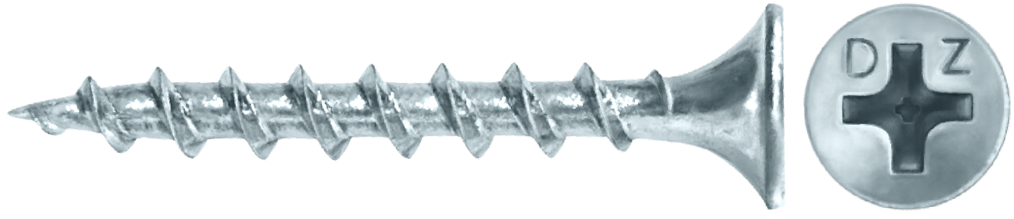 DAGGERZ DWZ061104 6 x 1-1/4 phillips bugle coarse thread drywall screws zinc