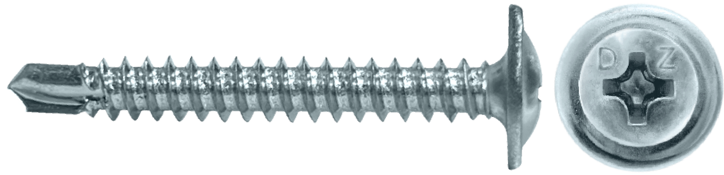 DAGGERZ MTSDZ1040 10 x 4 phillips modified truss wafer self drill screws zinc