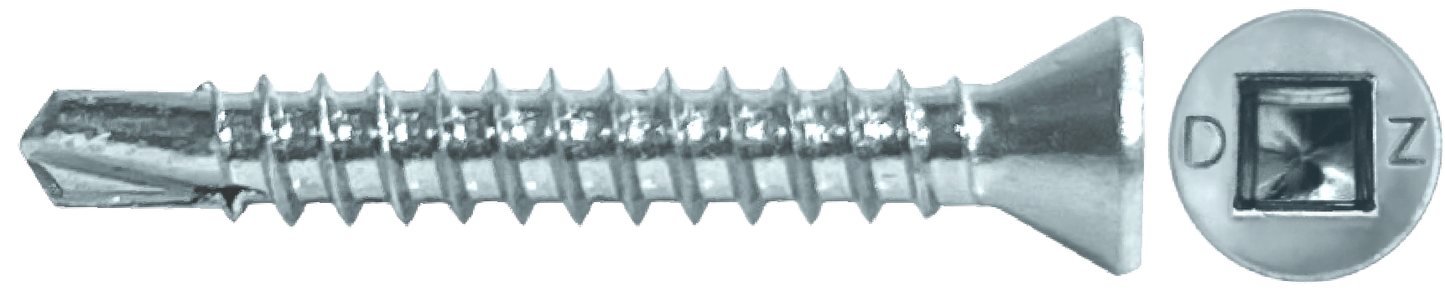 DAGGERZ TRSQSDZ08300 8 x 3 square trim self drill screws zinc