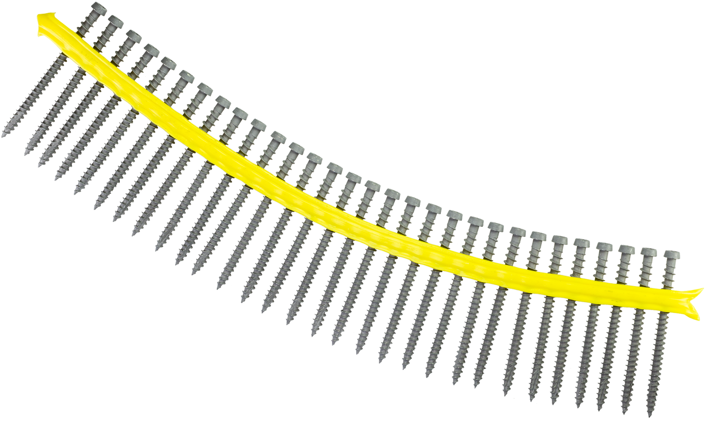 Simpson Strong-Tie DCU234SGR Deck-Drive™ DCU COMPOSITE Screw (Collated) — #10 x 2-3/4 in. Quik Guard® Gray (1000-Qty)