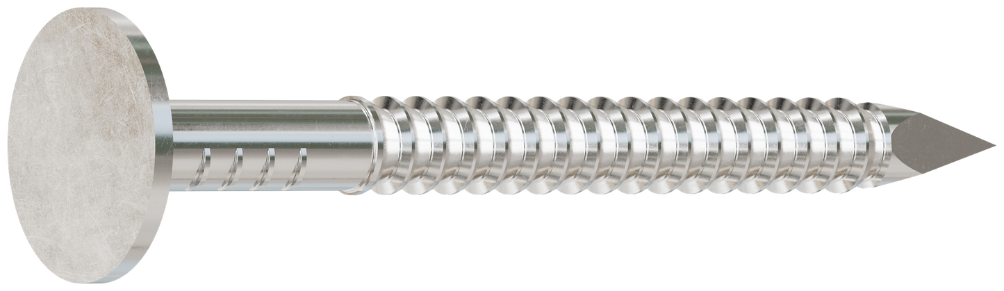 Simpson Strong-Tie S11A150RNBP 15° Wire Coil, Full Round Head, Ring-Shank Roofing Nail — 1-1/2 in. Type 304 (600-Qty) (Pack of 192)