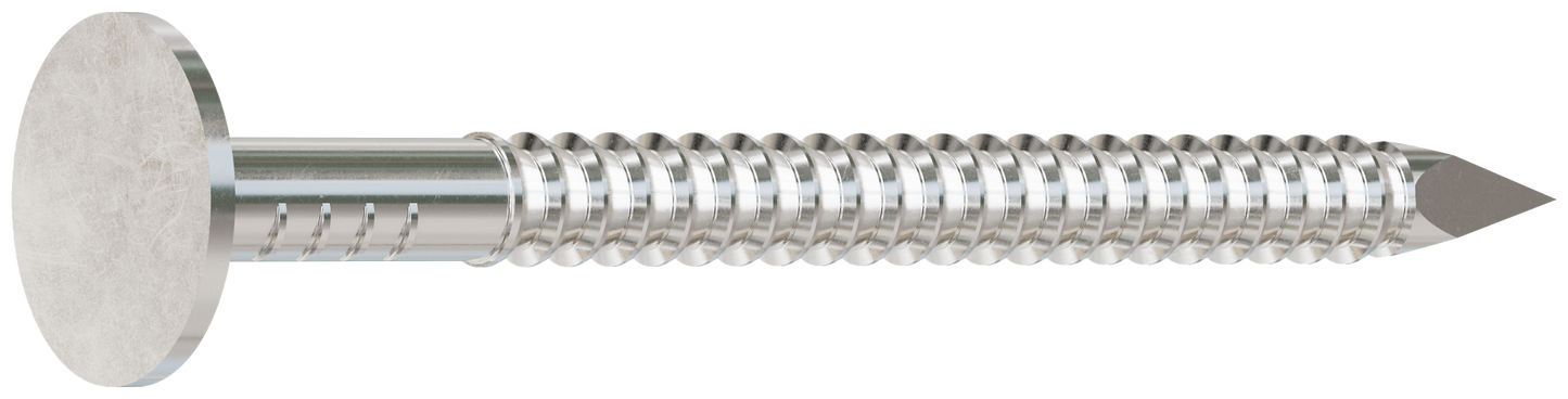 Simpson Strong-Tie S11A175RNBP 15° Wire Coil, Full Round Head, Ring-Shank Roofing Nail — 1-3/4 in. Type 304 (480-Qty) (Pack of 192)