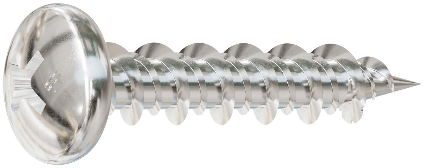 Simpson Strong-Tie T10J100PXM Marine Screw, Pan Head — #10 x 1 in. #2 Phillips Drive, Type 316 (1000-Qty)
