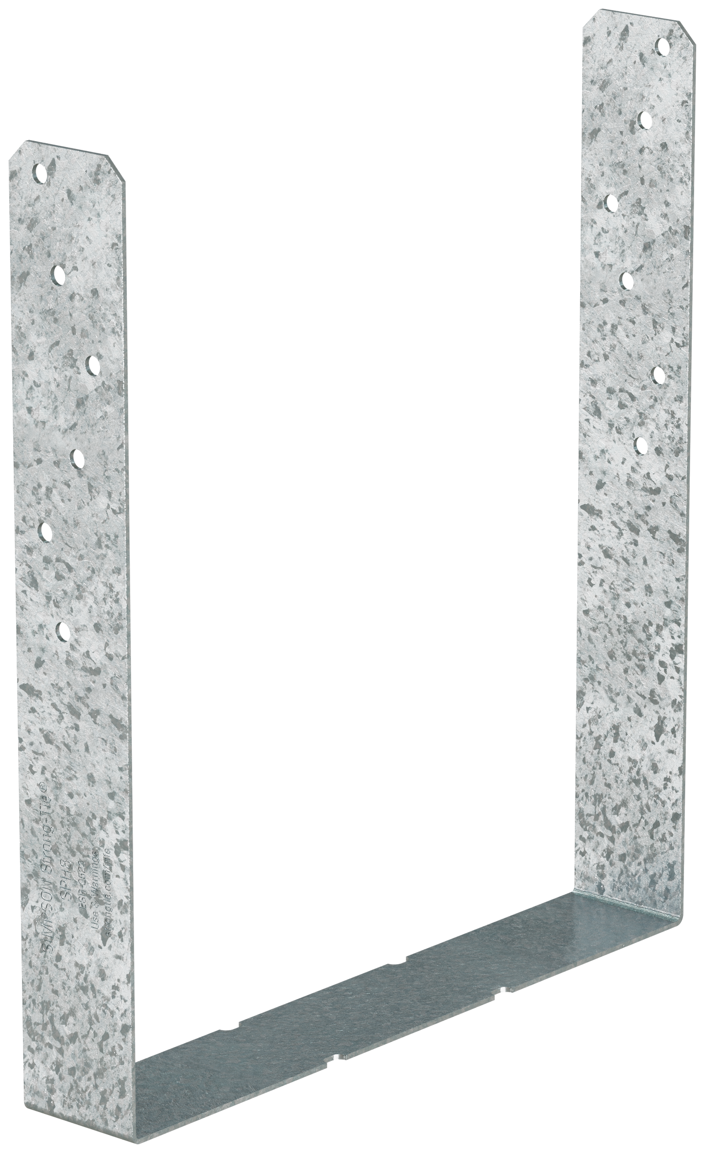 Simpson Strong-Tie SPH8 SPH 7-5/16 in. x 8-3/8 in. Galvanized Heavy-Duty Stud Plate Tie
