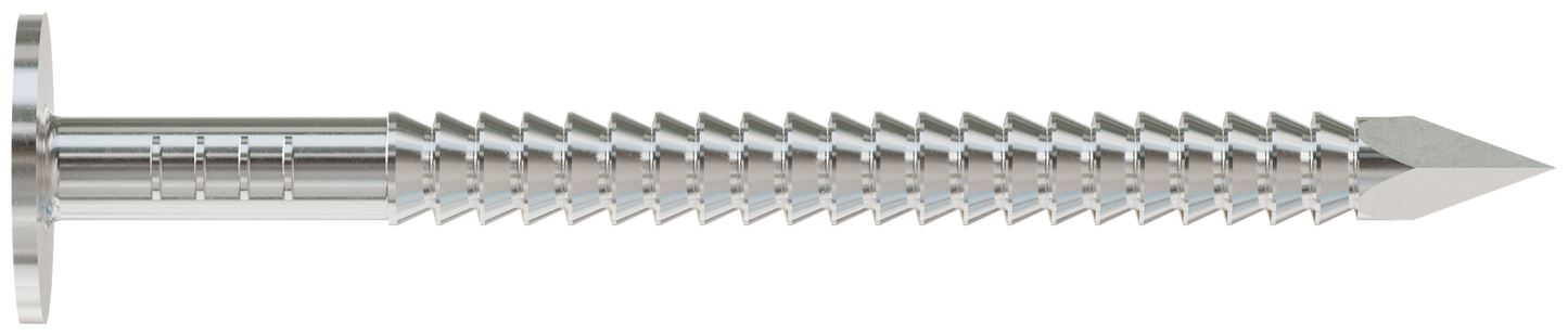 Simpson Strong-Tie S11A175RNBP 15° Wire Coil, Full Round Head, Ring-Shank Roofing Nail — 1-3/4 in. Type 304 (480-Qty) (Pack of 4)
