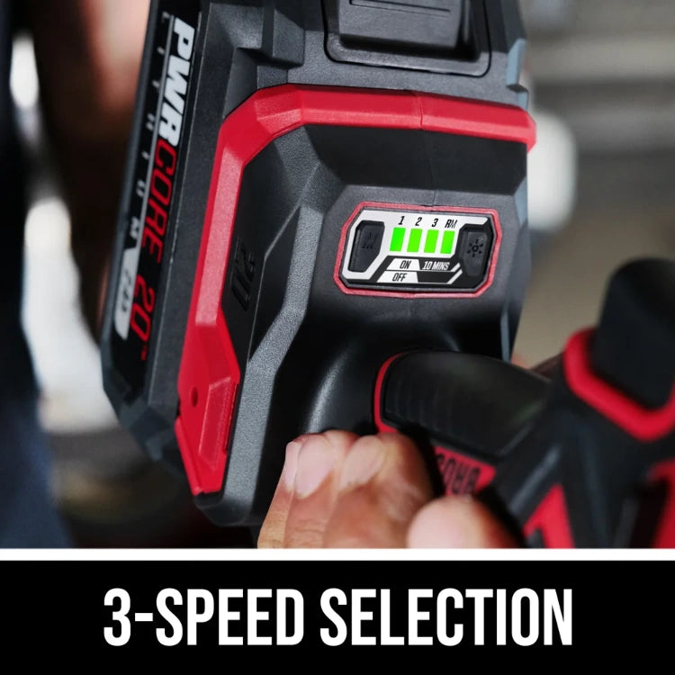 SKIL IW6739B-10 PWR CORE 20™ Brushless 20V 3/8 IN. Compact Impact Wrench Kit