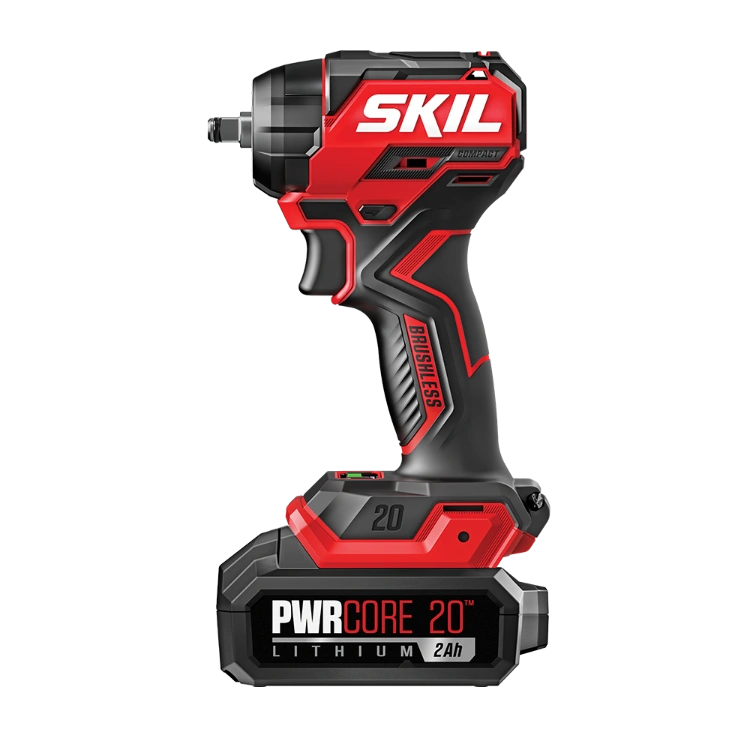 SKIL IW6739B-10 PWR CORE 20™ Brushless 20V 3/8 IN. Compact Impact Wrench Kit