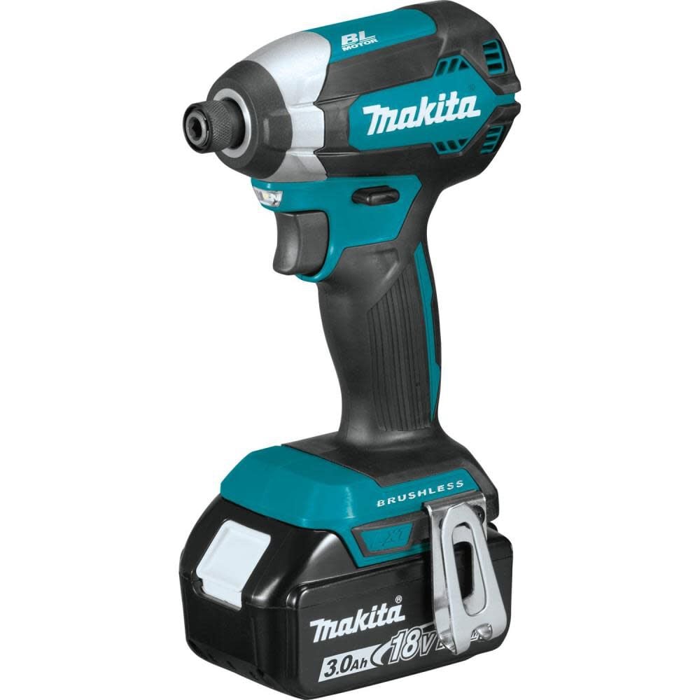 Makita XDT131X2 18V LXT® Lithium-Ion Brushless Cordless 2 Pc. Combo Kit, XDT13Z, DML186W, bag (3.0Ah)