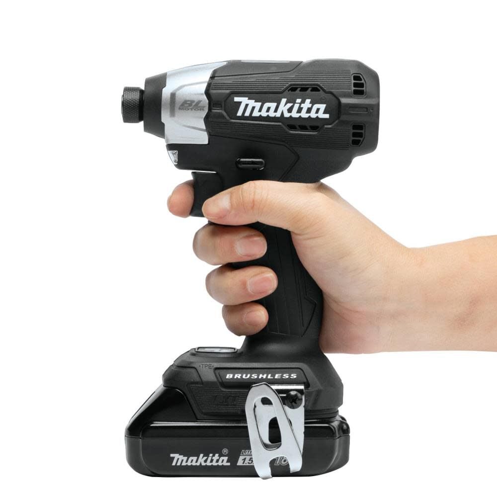 Makita CX203SYBXRM 18V LXT® Lithium-Ion Sub-Compact Brushless Cordless 2 Pc. Combo Kit, XFD15ZB, XDT18ZB, bag (1.5Ah) + XRM08B