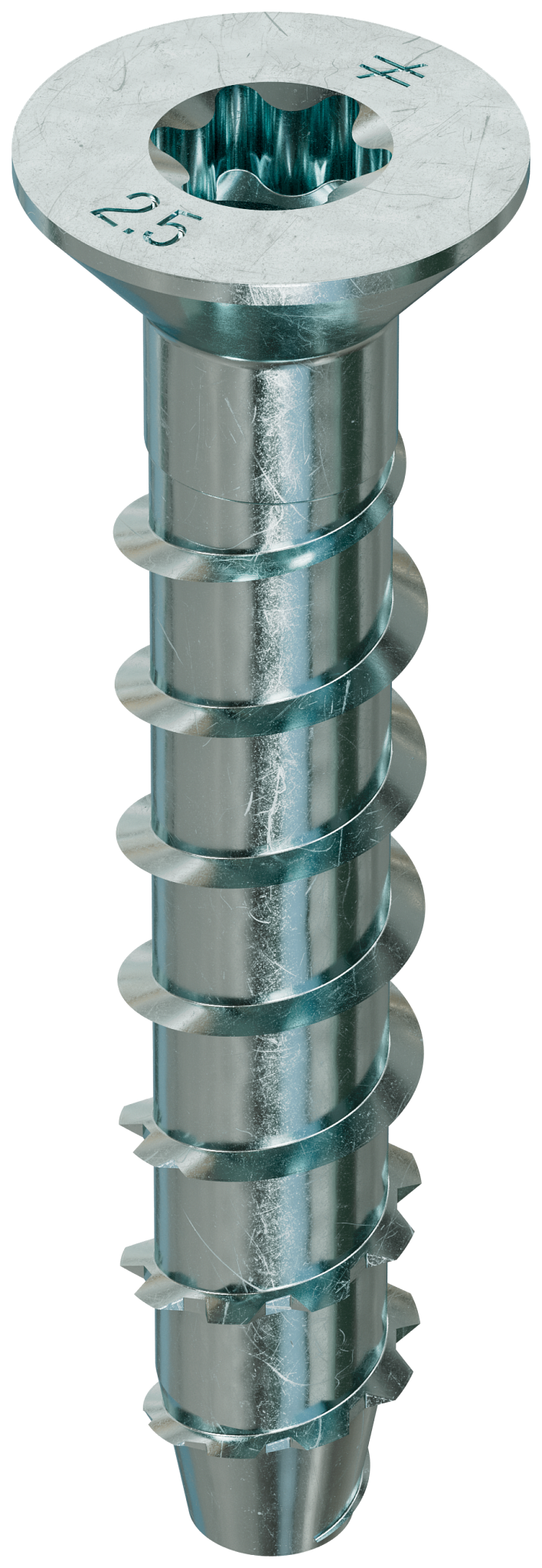 Simpson Strong-Tie THD37212CS Titen HD® 3/8 in. x 2-1/2 in. Zinc-Plated Countersunk Head Heavy-Duty Screw Anchor (50-Qty)