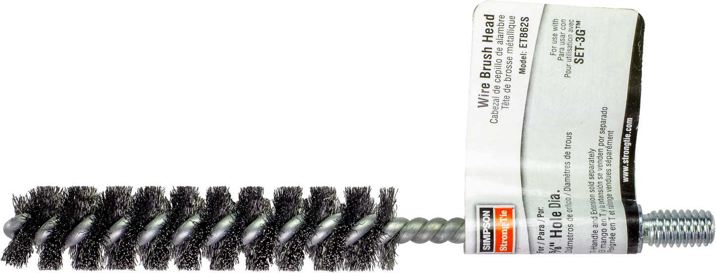 Simpson Strong-Tie ETB62S ETBS 5/8-in. Wire Hole-Cleaning Brush Head (Pack of 25)