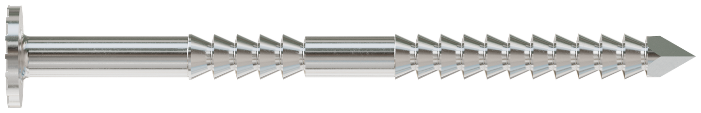 Simpson Strong-Tie S13A150SNC 15° Wire Coil, Full Round Head, Ring-Shank Siding Nail — 1-1/2 in. Type 304 (3600-Qty)