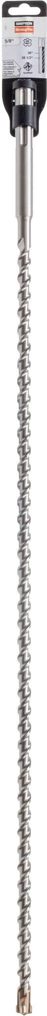 Simpson Strong-Tie MDMX06236Q 5/8 in. x 36 in. SDS-max® Shank Quad-Head Drill Bit