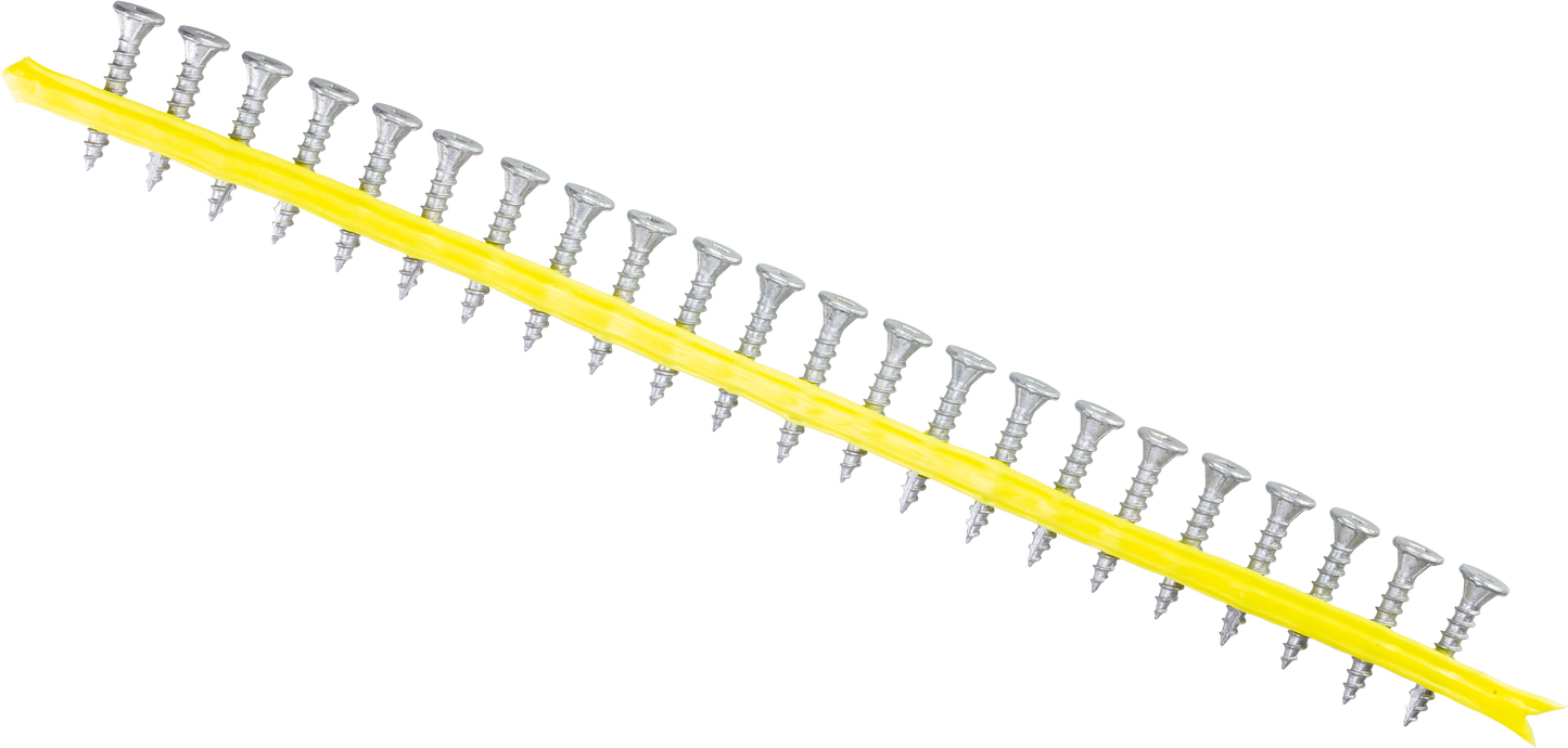 Simpson Strong-Tie CB3BLG114S CB3BLG Fiber-Cement Board Screw (Collated) — #10 x 1-1/4 in. #3 SQU (1500-Qty) (Pack of 100)