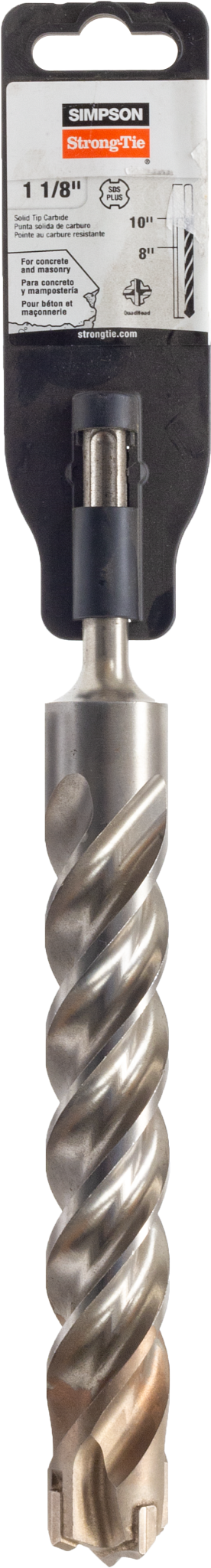 Simpson Strong-Tie MDPL11210Q 1-1/8 in. x 10 in. SDS-plus® Quad-Head Shank Drill Bit