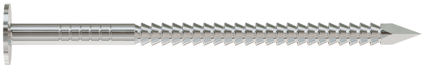 Simpson Strong-Tie S810ARNB Roofing Nail, Annular Ring Shank — 2-1/2-in. x .131-in. Type 304 Stainless Steel (25 lb.)
