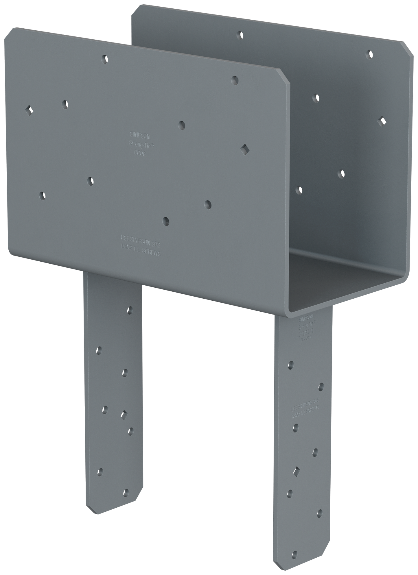Simpson Strong-Tie CCQ68SDS2.5 CCQ™ Column Cap for 6x Beam, 8x Post with Strong-Drive® SDS Screws