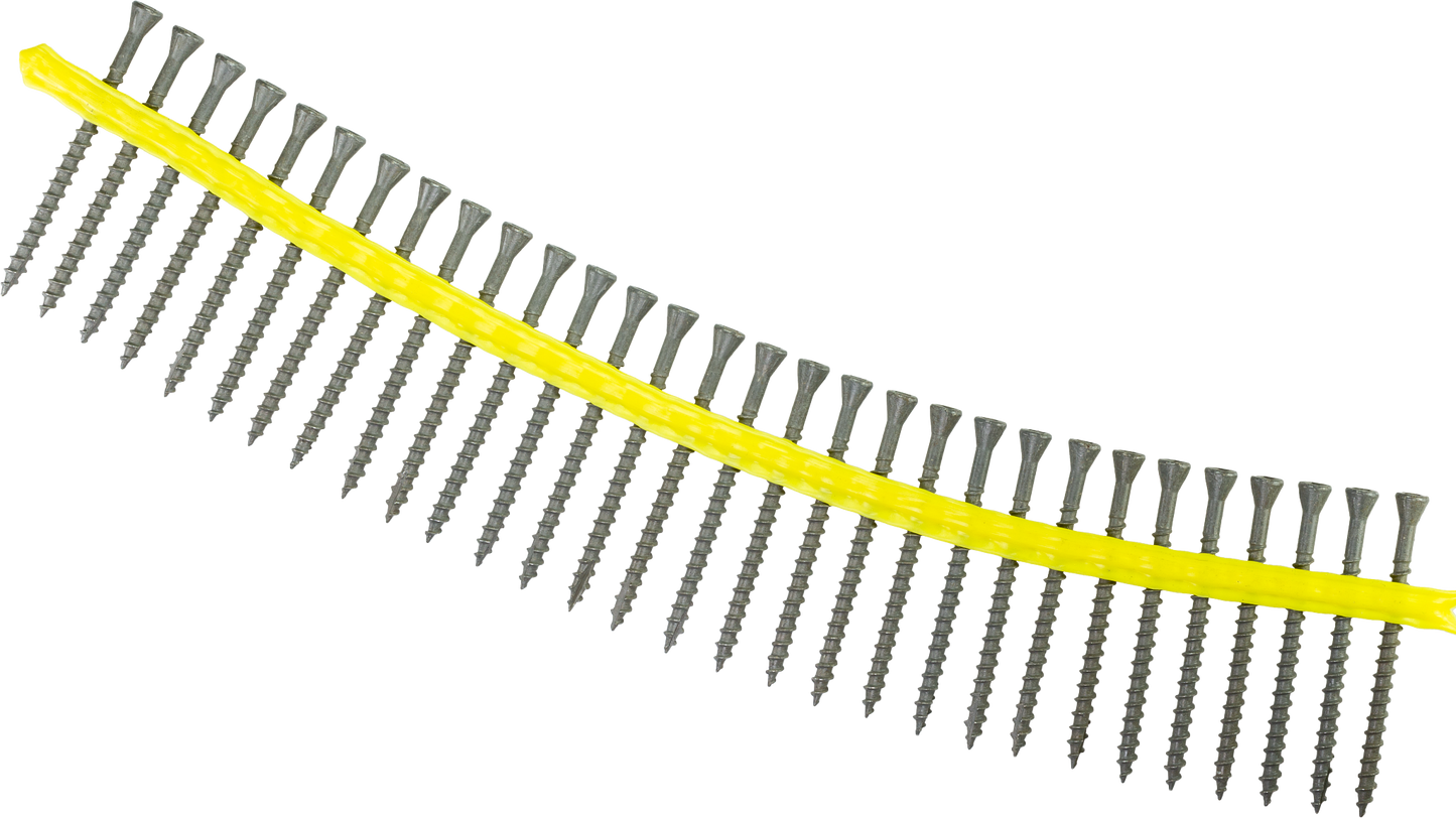 Simpson Strong-Tie DTHQ212S Trim-Head Screw, Type-17 Point — #8 x 2-1/2 in. #2U Square Drive, Quik Guard® (1500-Qty) (Pack of 100)