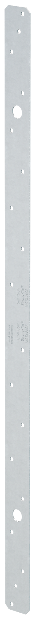 Simpson Strong-Tie MSTA24SS MSTA 24-in. 18-Gauge Stainless-Steel Medium Strap Tie (Pack of 5500)
