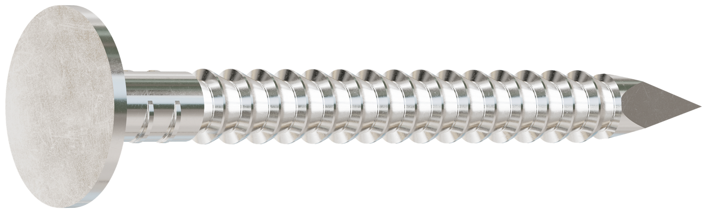 Simpson Strong-Tie T410ARNB Roofing Nail, Annular Ring Shank — 1-1/2-in. x .131-in. Type 316 Stainless Steel (25 lb.)
