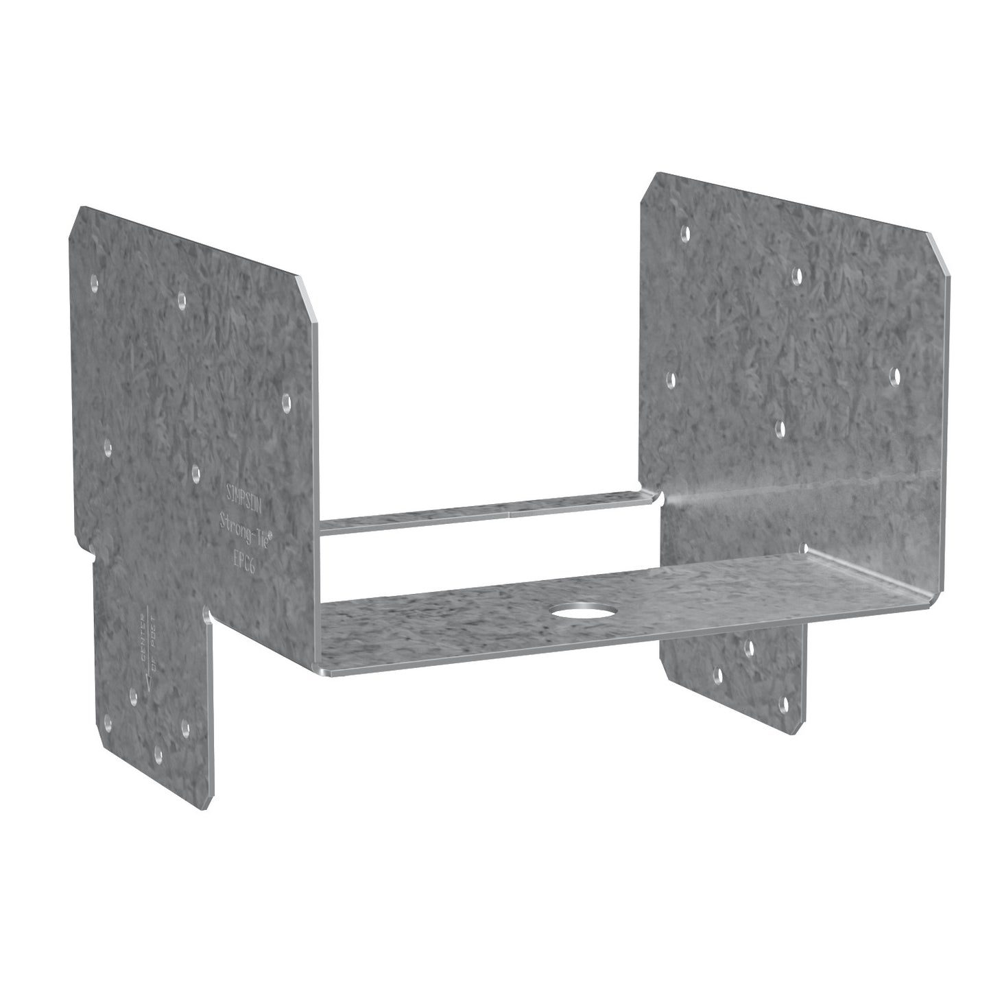 Simpson Strong-Tie EPC6RZ EPCZ™ ZMAX® Galvanized End Post Cap for 6x Rough (Pack of 10)