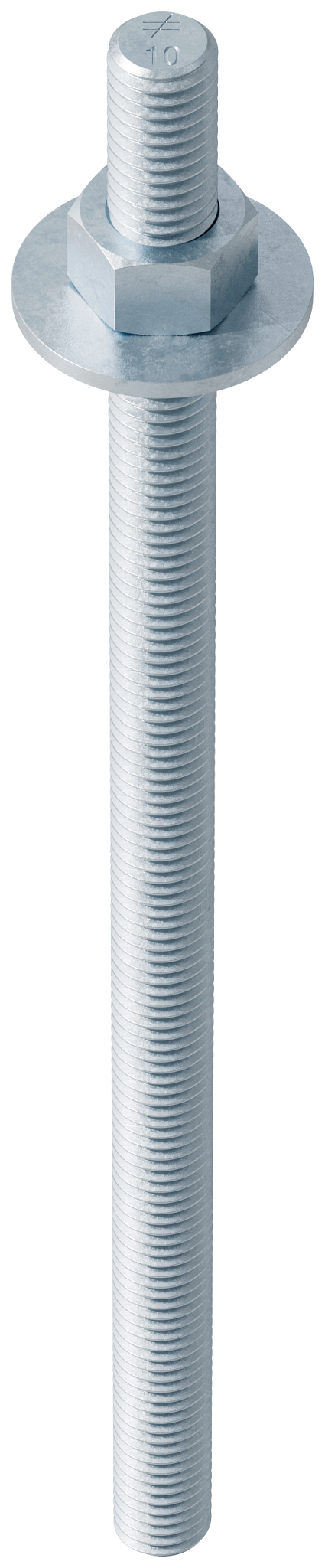 Simpson Strong-Tie RFB#4X10HDG RFB 1/2 in. x 10 in. Hot-Dip Galvanized Retrofit Bolt (Pack of 25)