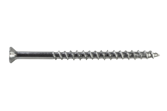 Simpson Strong-Tie T10350WPB Deck-Drive™ DWP WOOD SS Screw — #10 x 3-1/2 in. T-25, Flat Head, Type 316 (1000-Qty) (Pack of 64)
