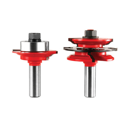 Freud 008925006206 2-3/8" (Dia.) Recoverable Bead Glass Door Bit Sets with 1/2" Shank