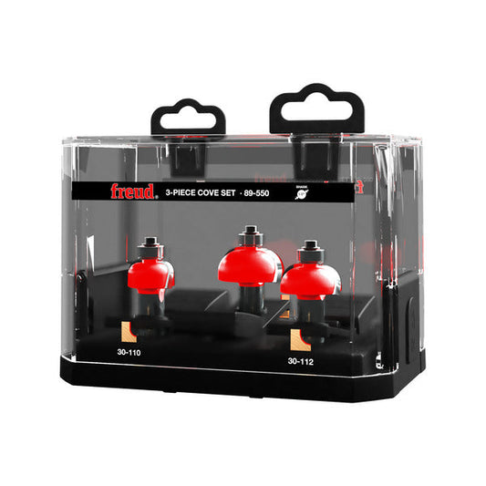 Freud 008925018650 3 Piece Cove Bit Sets