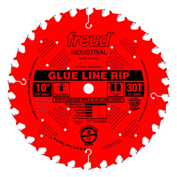 Freud 008925032403 10" x 30T Industrial Glue Line Ripping Blade