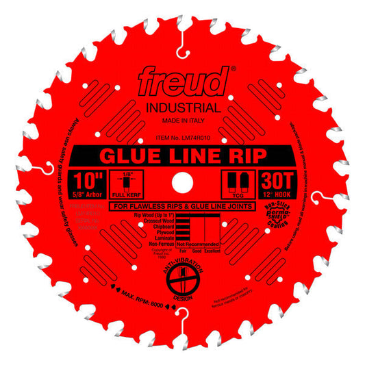 Freud 008925032403 10" x 30T Industrial Glue Line Ripping Blade