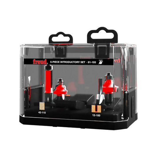 Freud 008925042624 5 Piece Introductory Set (1/2" Shank)