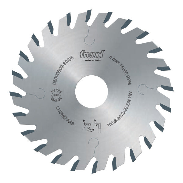 Freud 008925045366 100mm x 24T Bevelled Tooth Scoring
