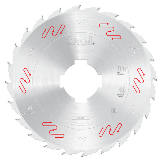 Freud 008925050605 250mm x 24T Carbide Tipped Blade to Cut Solid Wood