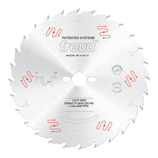 Freud 008925050742 300mm x 28T Thin Kerf Carbide Tipped Blade to Cut Solid Wood