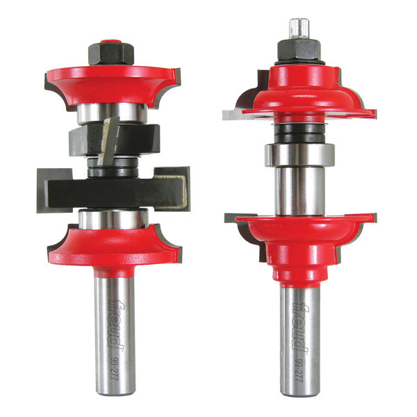 Freud 008925058427 1-7/8" (dia.) Entry & Interior Door Router Bit System with 1/2" shank, 4-19/32" overall length