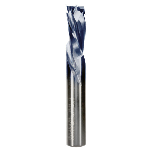 Freud 008925084624 1/2" (dia.) Three Flute Mortise Compression Bit with 1/2" shank, 3" overall length