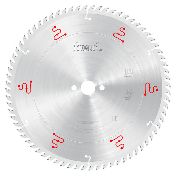 Freud 008925129158 355mm x 72T Panel Sizing blade for Horizontal Beam Saw (Extended Life)