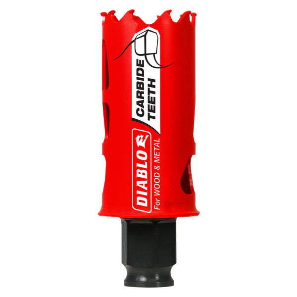 Diablo 008925137672 1-1/4" (32mm) Carbide-Tipped Hole Saw with SnapLock Plus Mandrel System