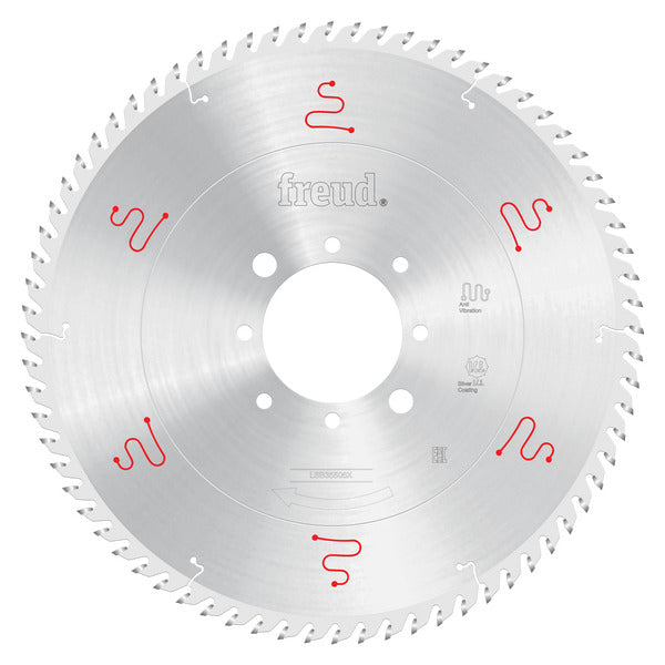 Freud 008925139799 355mm x 72T Panel Sizing blade for Horizontal Beam Saw (Extended Life)