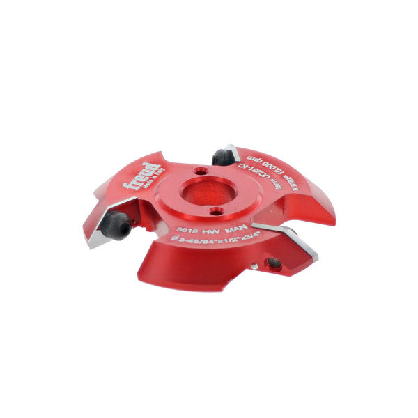 Freud 008925145516 3-45/64" (Dia.) Insert Cutter Backcutter For Double Raised Panels for 3/4" Stock