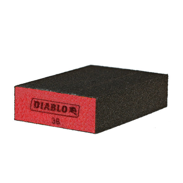 Diablo 008925156208 4" x 2-1/2" x 1" 36-Grit Flat Edge Sanding Sponges (3-Piece)