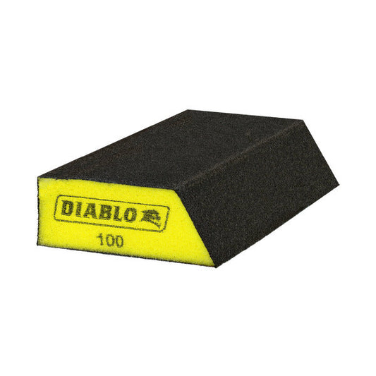 Diablo 008925156321 Corner Contact 100-Grit (Fine) Sanding Sponge