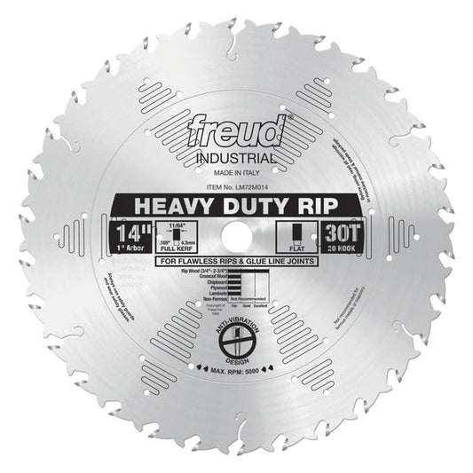 Freud 008925300168 14" x 30T Heavy-Duty Rip Blade