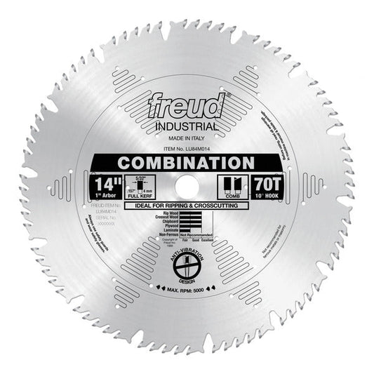 Freud 008925300847 14" x 70T Combination Blade