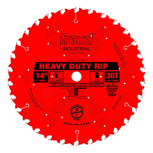 Freud 008925301509 14" x 30T Heavy-Duty Rip Blade