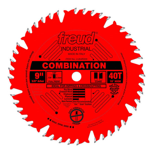 Freud 008925301547 9" x 40T Combination Blade