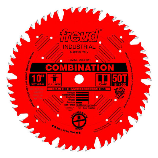 Freud 008925301554 10" x 50T Combination Blade